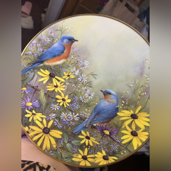 The Lenox Four Seasons Collector’s Plate Birds - Picture 6 of 9